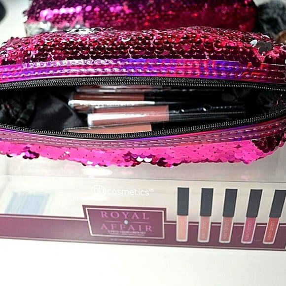 Limited Edition BH Cosmetics Royal Affair 4-Piece Liquid Linen Set w/Bag - Picture 9 of 10